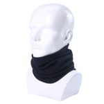 Neck Gaiter Warmer Windproof Mask Fleece – Face Mask Black