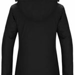 Wantdo Women’s Waterproof Winter Warm Ski Jacket Windbreaker Raincoat for Snowboarding Black L