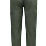 Rdruko Women’s Hiking Pants Outdoor Waterproof Windproof Softshell Fleece Slim Snow Ski Pants(Green, US L)