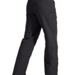 FREE SOLDIER Men’s Waterproof Snow Insulated Pants Winter Skiing Snowboarding Pants with Zipper Pockets (Black Medium(34-36)/32L)