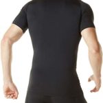 TSLA DRST Men’s Thermal Short Sleeve Compression Shirts, Athletic Sports Base Layer Top, Winter Gear Running T-Shirt, Unique(yub59) – Black, Large