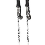 Ski poles adult downhill alpine 2018 model Aluminum silver Ski Poles pair with baskets (125cm/50″)