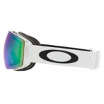 Oakley Flight Deck XM Snow Goggle (Matte White Frame/Prizm Jade Iridium Lens) with Large Goggle Soft Case