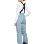 baleaf Women’s Skiing Pants Insulated Ski Bib Waterproof Snow Overalls Windproof Snowboarding Pant Grey Size 3XL
