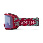 SMITH Daredevil Youth Goggles with Carbonic-x Lens – Performance Snowsports Kids Goggles for Skiing & Snowboarding – Crimson Swirled + Blue Sensor Mirror Lens
