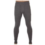 MERIWOOL Mens Base Layer 100% Merino Wool Thermal Pants Charcoal Gray