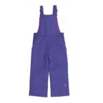 SkiGear Kids Insulated Snow Bib Overalls, Purple, Small