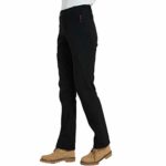 Yutona Women’s Outdoor Sports Windproof Waterproof Hiking Mountain Ski Pants Soft Shell Fleece Lined Trouser Black