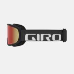 Giro Cruz Ski Goggles – Snowboard Goggles for Men, Women & Youth – Anti-Fog – OTG – Black Wordmark Strap with Amber Scarlet Lens
