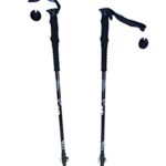 WSD Telescopic Adjustable Ski Poles Alpine/Downhill Adult ski 115cm -135cm (45″ to 53″) Aluminum 7075 Pair with Baskets New