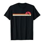 Waterskiing for Men Retro Women Water Skiing T-Shirt – Black, Unisex-Kids, Small, Short Sleeve, T-Shirt, Modern Retro, Sports, Water Skiing