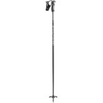 LEKI Stealth S Ski Pole, Black/Grey, 130cm