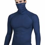 DRSKIN Turtleneck Compression Top Thermal Cool Dry Sports Shirt Baselayer Running Long Sleeve Men (Turtleneck SN03, S)