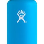 Hydro Flask Vacuum Insulated Stainless Steel Water Bottle Wide Mouth with Straw Lid (Pacific, 40-Ounce)