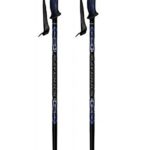 Whitewoods New Maverick Alpine Downhill Adult Alum. Ski Poles 44″-54″ Black/Blue