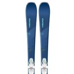 HEAD Women’s Pure Joy LYT Graphene Lightweight Skis with Joy 9 GW SLR Bindings, Blue/Turquoise, 148