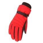 Dreamyth Kids Snow Gloves for Girls Boys Waterproof Winter Gloves for Kids Ski Gloves Toddler Snow Gloves,Red