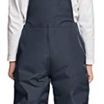 TSLA Kids Little Boys Girls Baby Winter Snow Bibs, Waterproof Insulated Snowboard Overalls, Ripstop Ski Pants, Unique(bko65) – Charcoal, 5T_[5-6Y]