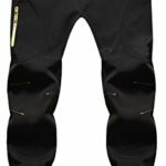 Singbring Men’s Outdoor Windproof Hiking Pants Waterproof Ski Pants Large Black(05F)