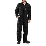 Carhartt mens Yukon Extremes Loose Fit Insulated Biberall (Big & Tall) Work Utility Outerwear, Black, Large Tall US