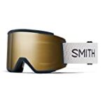Smith Squad XL Snow Goggle – French Navy Mod | Chromapop Sun Black Gold Mirror + Extra Lens