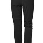 GymBrave Womens Outdoor Snow Ski Pants Waterproof Hiking Pants Fleece Lined Softshell Pants Black L