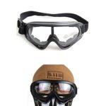 Outdoor Safety Goggles Vinmax Windproof Bike Cycling Glasses Snowmobile Bicycle Motorcycle Goggles Protective Glasses Ski Goggles Glasses Sports Sunglasses UV Protection CS Army Tactical Military Gogg