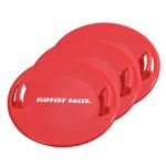 Slippery Racer Downhill Pro Saucer Disc Snow Sled (3 Pack)