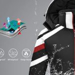 Wantdo Women’s Winter Snow Coats Ski Jacket Hooded Mountain Snowboarding Coat Black S