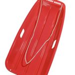 Slippery Racer Downhill Sprinter Toboggan Snow Sled, Red