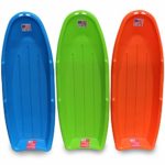 Flexible Flyer Lightning 3-Pack Snow Sleds. 48” Plastic Sno Slider Bobsleds