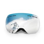 C-Gardian Ski Goggles,Winter Snow Sports Ski Snowboard Skating OTG Design Goggles with Anti-Fog UV400 Protection Dual Lens Snow Goggles for Men Women and Youth
