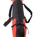 Athletico Mogul Padded Ski Bag – Fully Padded Single Ski Travel Bag (Red, 170cm)