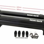 Rhino Rack Ski, Snowboard & Fishing Rod Carrier with Universal Mounting Bracket, Easy Use & Fitment, Heavy Duty; for All Vehicles; 4WD, Pick Up Trucks, SUV’s, Wagon’s, Sedan’s; Lightweight