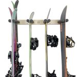 Vertical Ski and Snowboard Storage Rack (6 Slots) (6 Slots)