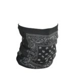 4002202 ZANheadgear Motley Tube Fleece Lined black Paisley