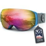 Wildhorn Roca Snowboard & Ski Goggles – US Ski Team Official Supplier – Interchangeable Lens – Premium Snow Goggles