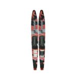 Hydroslide Junior Intermediate Water Skis Combo Pair, Black, 59-Inch