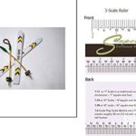 Dollhouse Miniature Snow Skis With Poles