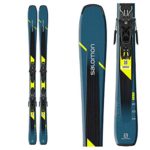 Salomon XDR 76 ST C Mens Skis 180 w/L10 GW Bindings Mens Sz 180cm Blue/Black
