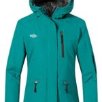 Wantdo Women’s Insulated Snow Jacket Fleece Lined Winter Outwear Dark Blue L