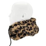 Senllen Balaclava Cold Weather Fleece Windproof Ski Mask Winter Breathable Thermal Face Mask Neck Warmer Scarf Helmet Hood for Men/Women Leopard