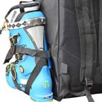 Mt Sun Gear Ski Boot Backpack/Boot Bag- Super Durable, Lightweight for ski Boots, Snowboard Boots, Helmets and Gear!