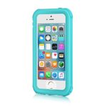 iPhone 5S Waterproof Case, Meritcase IP68 iPhone SE/5S/5 Waterproof Shockproof Dirtproof Snowproof Screen Protector Cover for Snow Skiing Swimming (Blue)