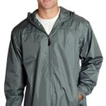 Equipment de Sport USA Men’s Lined Hooded Wind Resistant/Water Repellent Windbreaker Jacket