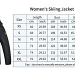 Pdbokew Women’s Skiing Snowboarding Jackets Fleece Hood Mountain Snow Coat