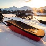 Pelican Red Trek Sports 75 Utility Snow Sled