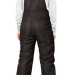 Arctix Kid’s Insulated Snow Bib Overalls, Black, Medium/Regular