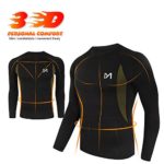 Men’s Thermal Underwear Set, Sport Long Johns Base Layer for Male, Winter Gear Compression Suits for Skiing Running Black