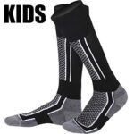 Dirk41 Toddler Matching Socks Socks Socks Snow Ski Ski Walking Women/Men/Kids Winter Snow Sports Thermal Long (Grey, One Size)
